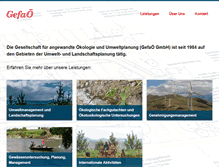 Tablet Screenshot of gefaoe.de